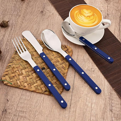 6-Piece Vintage 8.19-inch Dinner Fork Set Silverware Set BRIIEC Stainless Steel - Image 4