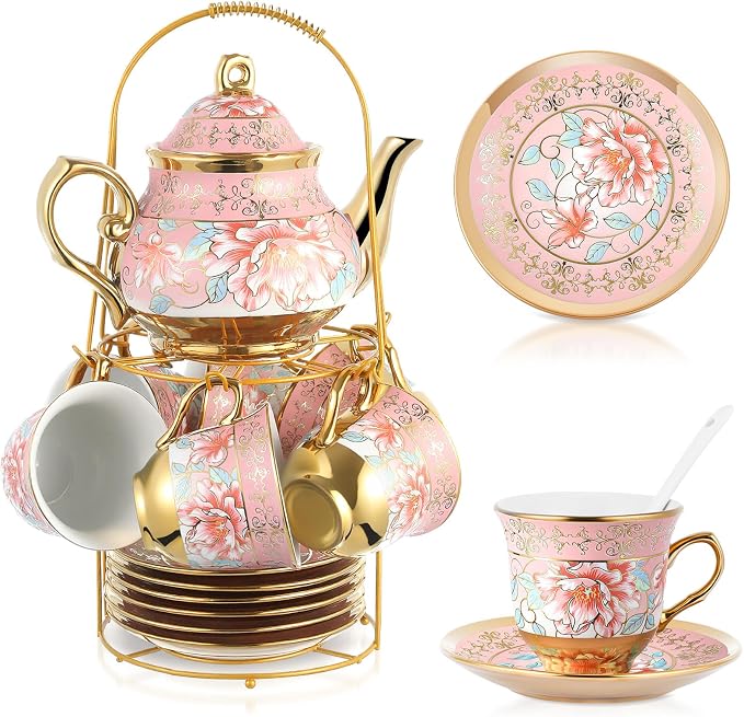 Zhehao 20 Pcs Porcelain Tea Set by Zhehao