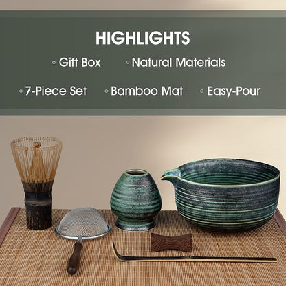 Matcha Set, 7-Piece Matcha Whisk Set - Image 2