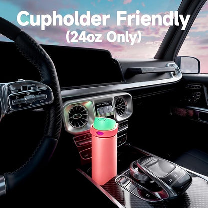 24 oz Insulated Water Bottle for Women: Meoky Stainless Steel Water Bottle - Image 6
