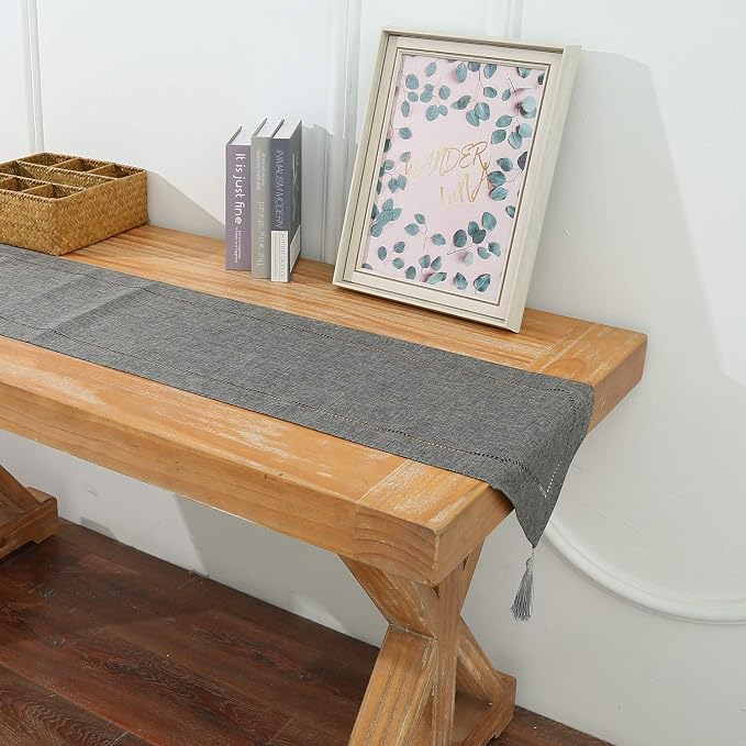 Tosewever Decorative Linen Table Runner - Image 9