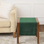 Solino Home 100% Pure Linen Table Runner Forest Green, Athena 14 x 36 in | by SolinoHome