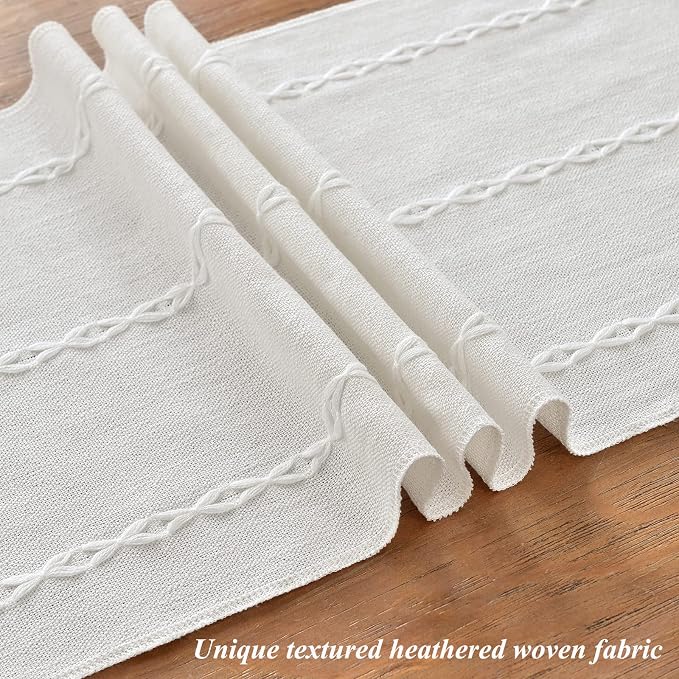 Wracra Rustic Linen Table Runner - Image 3