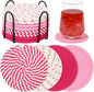 8 Pack Coasters for Drinks Absorbent by Mckanti