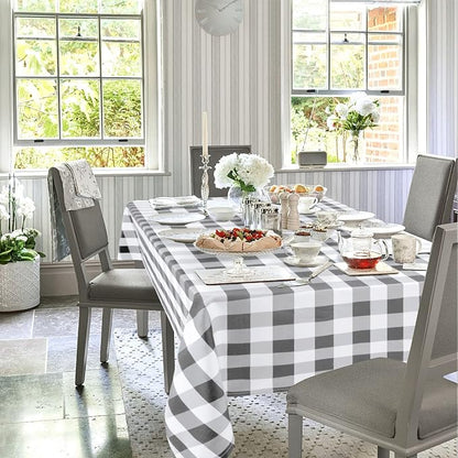 Checkered Rectangle Tablecloth - Image 2