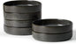 famiware Star 7.5" Pasta Bowls Set, Salad Bowl Set of 6, Double Reactive Glaze, Stackable, Perfect for Your Friend for Housewarming, Thanksgiving, Christmas, Deep Forest