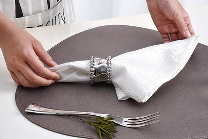 Pampa Bay Porcelain Verona Napkin Ring - Set of 4