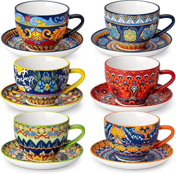 vancasso 8oz Porcelain Cappuccino Cups by vancasso