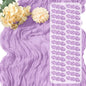 30 Pack Lavender Cheesecloth Table Runner 17 x 108 inch Cheese Cloth Table by Yorcari