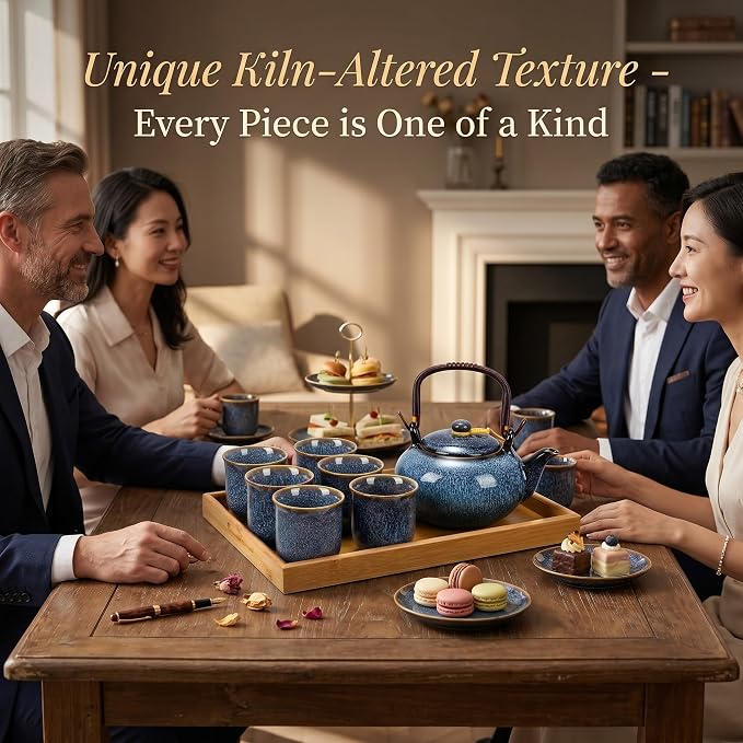 Layhit Japanese Asian Tea Set for Adults - Image 3