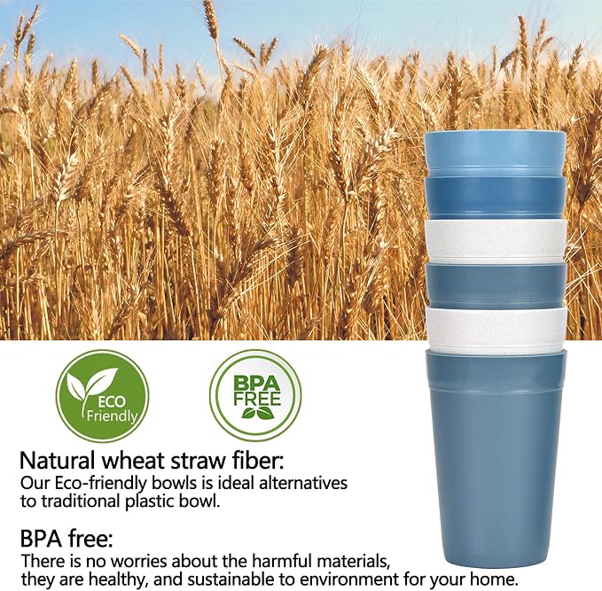 Homestockplus 16 Oz Tumbler Cups, Unbreakable Drinking Cups Microwave and - Image 3