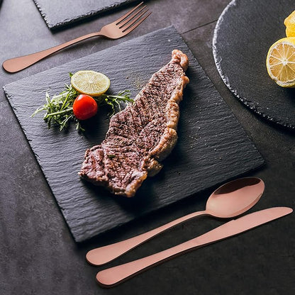 LIANYU 10-Piece Copper Silverware Set - Image 5