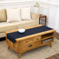 Solino Home Cotton Linen Table Runner Navy, Hemstitch Collection 14 x 48 in | by SolinoHome