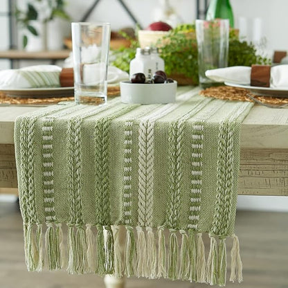 The Home Talk Jute Cotton Hand Woven Table Runner/Placemats by TheHomeTalk