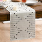 Artoid Mode Black Boho Table Runner by ArtoidMode