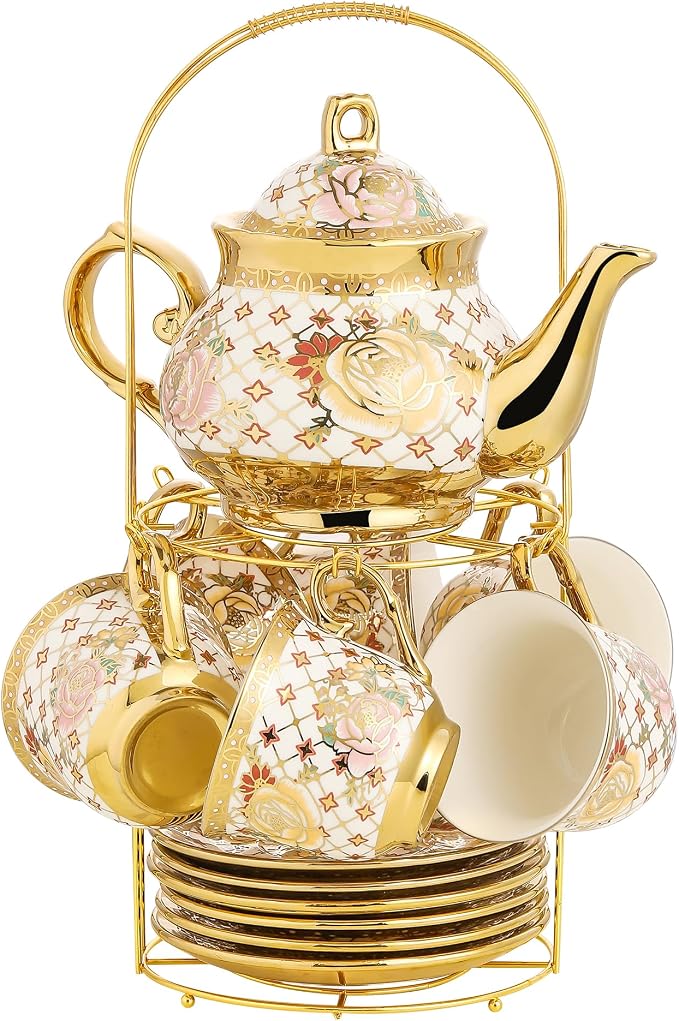 20 Pieces Porcelain Tea Set - Image 2