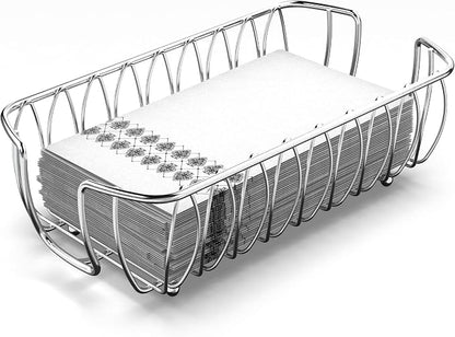 Guest Towel Holder Tray for Bathroom Countertop, Powder Room & Vanity Use by levimetree