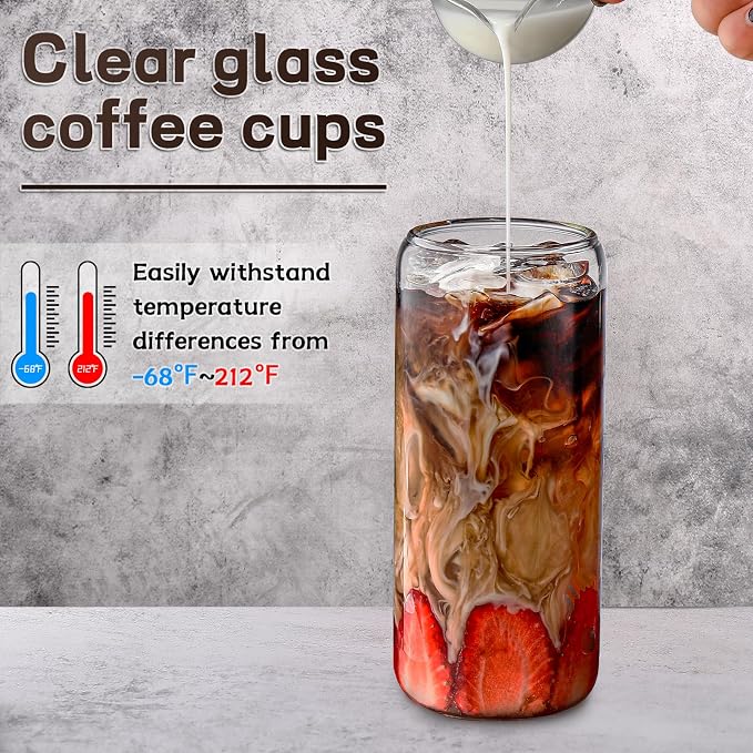 DWTS DANWEITESI Glass Cups “20oz”, Glass Cups - Image 5