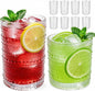 Hobnail Drinking Glasses Set of 8，Includes 12 oz beer glasses and 10 oz by Unknown