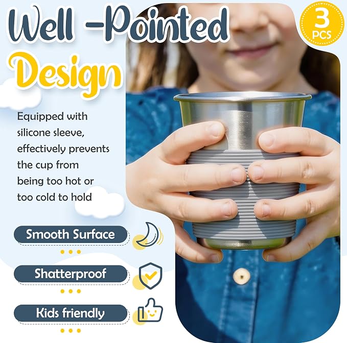HaWare Stainless Steel Kids Cups - Image 3