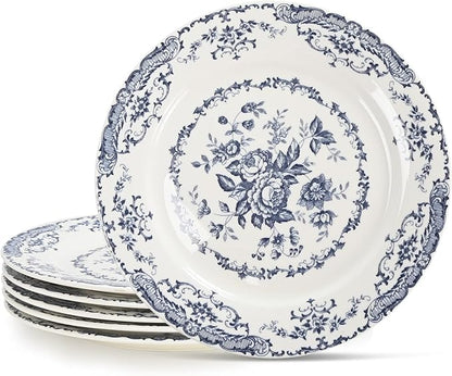 Dinner Plates, Ceramic Plates Set of 6, Kitchen Plates Microwave Safe, Kitchen - Image 9