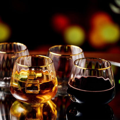 Lysenn Stemless Wine Glasses Set of 4 - Image 4