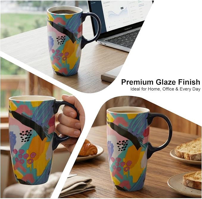 Topadorn 17oz Ceramic Travel Mug - Image 2