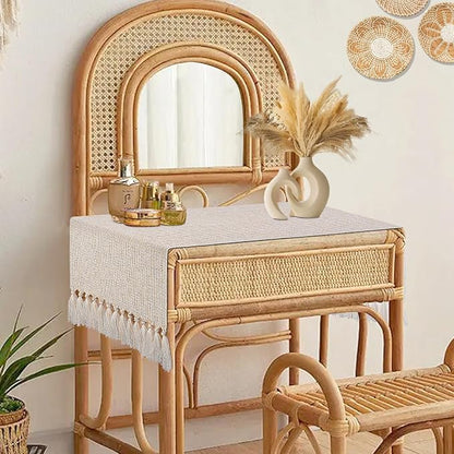 Boho Dresser Runner for Bedroom 36 Inch, Short Table Runner - Image 6