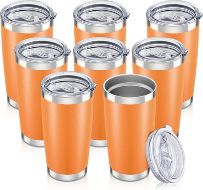 20 oz Tumbler with Lid Stainless Steel Insulated Tumblers Bulk Cups Mug | by Orebigo
