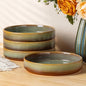 7.5" Ceramic Pasta Bowls Set of 4, Salad Bowls | Versatile Serving Bowls by TheTerra