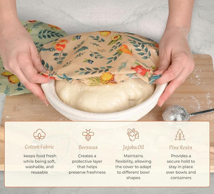 Sourdough Bowl Covers for Bread Proofing, 10 Inch, - Image 3