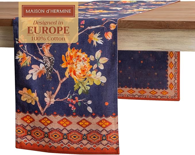 Maison d' Hermine Table Runner 100% Cotton 14.50" x 72" | Table Runners 72 by MaisondHermine