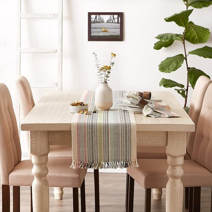 DII Variegated Tabletop Collection, Table Runner, Mediterranean - Image 5