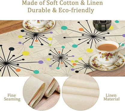 Mid Century Geometric Table Runner, Table Runners - Image 5
