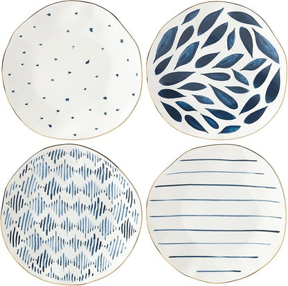 Lenox Blue Bay Porcelain Dessert Plates, gift by Lenox