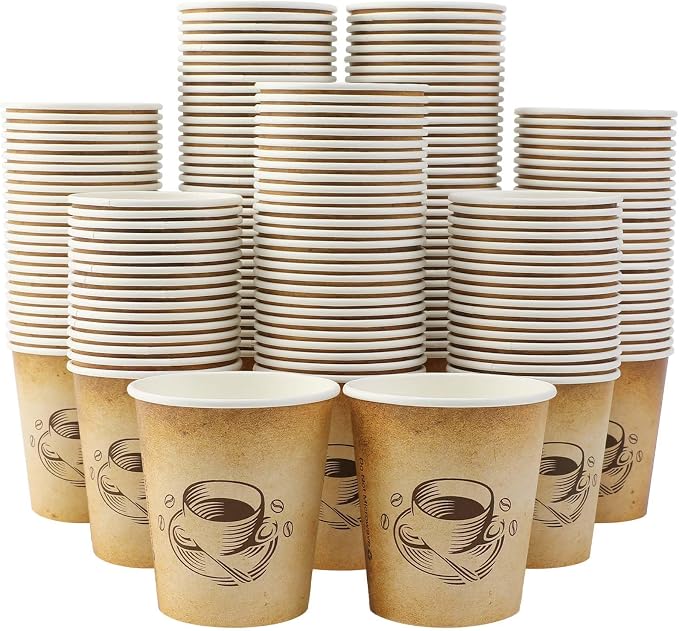 Clawsoff 200 Pack 10 oz Coffee Cups Disposable Paper Cups | Disposable Drinking by BuyNow