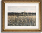 InSimSea Gold Picture Framed Wall Art, Living Room Bathroom Vintage Meadow with Flowers Pictures Wall Decor, Canvas Print Art, Home Farmhouse Decor, Antique Paintings with Frames 13x16inch