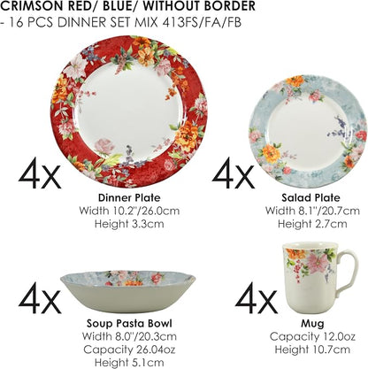 16-Piece Porcelain Dinnerware Set - Image 2