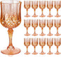 Ciaell 24 Pack Amber Plastic Wine Glasses by Ciaell