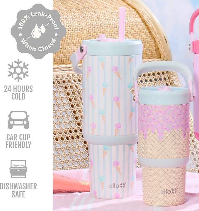 Ello Oasis Go+ 32oz Insulated Stainless Steel Tumbler - Image 5