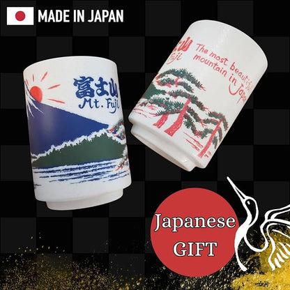Japanese Tea Cups Sushi-Yunomi Mino Ware - Image 4