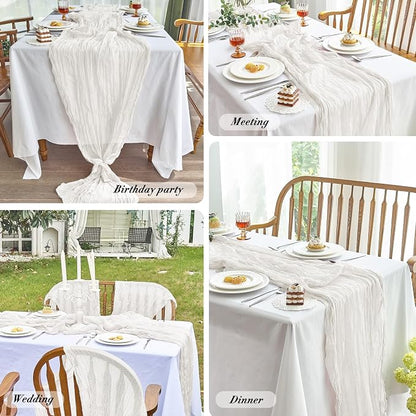 IVAPUPU Ivory Table Runner 120 Inches - Image 6