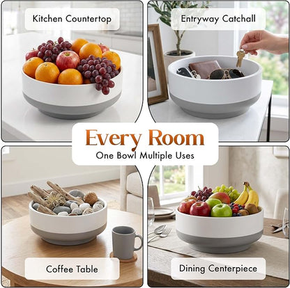 Concrete Fruit Bowl for Kitchen Counter - Image 5