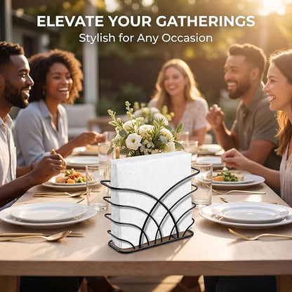 Napkin Holder for Table, Lunch Napkins & Table Decor - Image 9