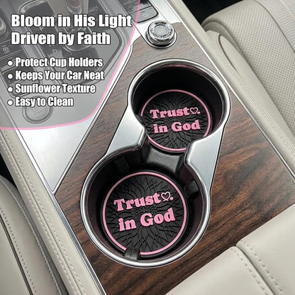 Christian Trust in God Car Steering Wheel Cover - Image 5