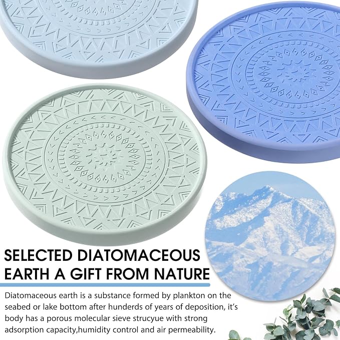 Photect Diatomaceous Earth Coasters Set - Image 4