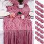 8 Pack Dusty Rose Cheesecloth Table Runner 17x108 inch Boho Gauze Cheese Cloth by Unknown