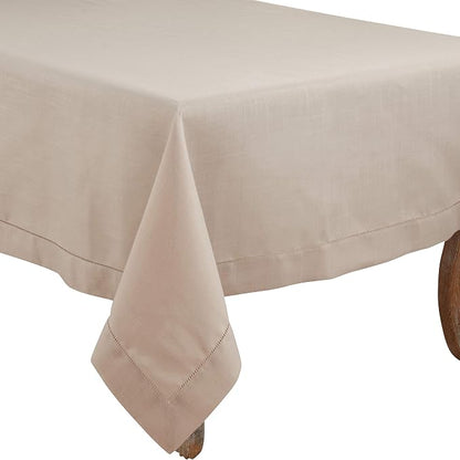 SARO LIFESTYLE Hemstitched Border Tablecloth by SaroLifestyle