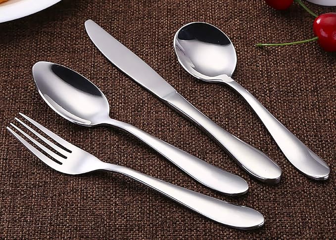 VANRA 4-Piece Children Knives Set Stainless Steel Kids Dinner Knife Child - Image 4