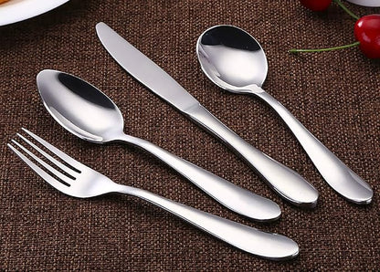 VANRA 4-Piece Children Knives Set Stainless Steel Kids Dinner Knife Child - Image 4